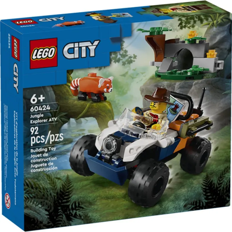 60424 LEGO® City Exploration Jungle Explorer ATV Red Panda Mission