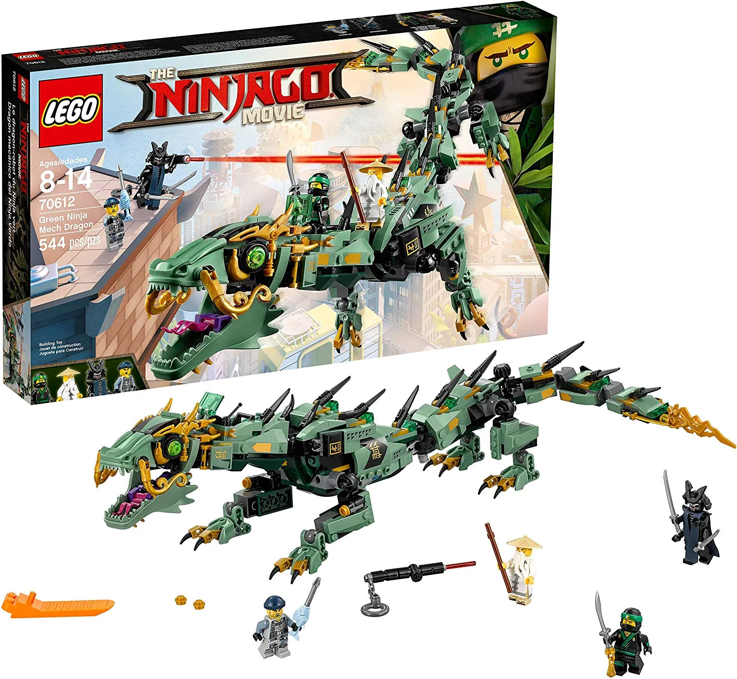 70612 LEGO® Ninjago Green Ninja Mech Dragon