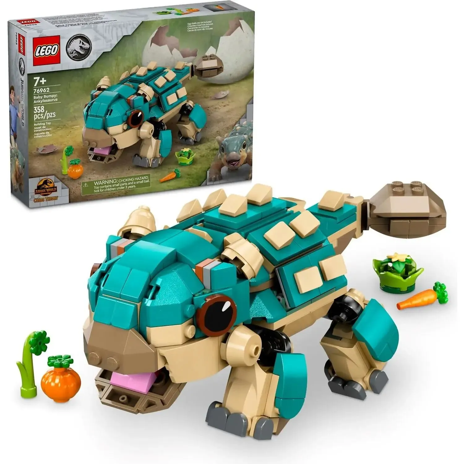 76962 LEGO JURASSIC WORLD BABY BUMPY: ANKYLOSAURUS