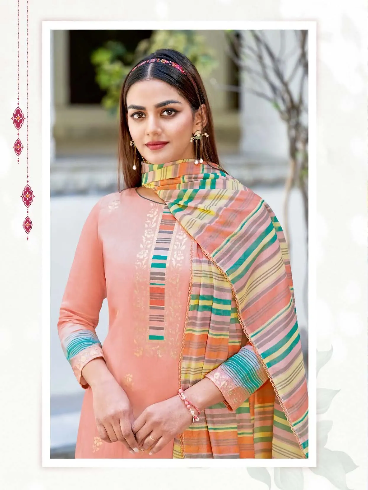 Alok Karachi Unstitched Cotton Salwar Suits Dress Material