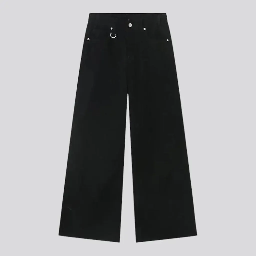 Baggy men's aged jeans