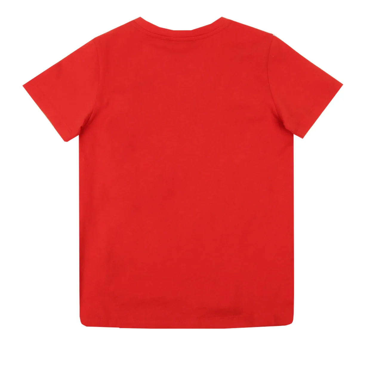 Balmain Kids White and Red Logo T-shirt