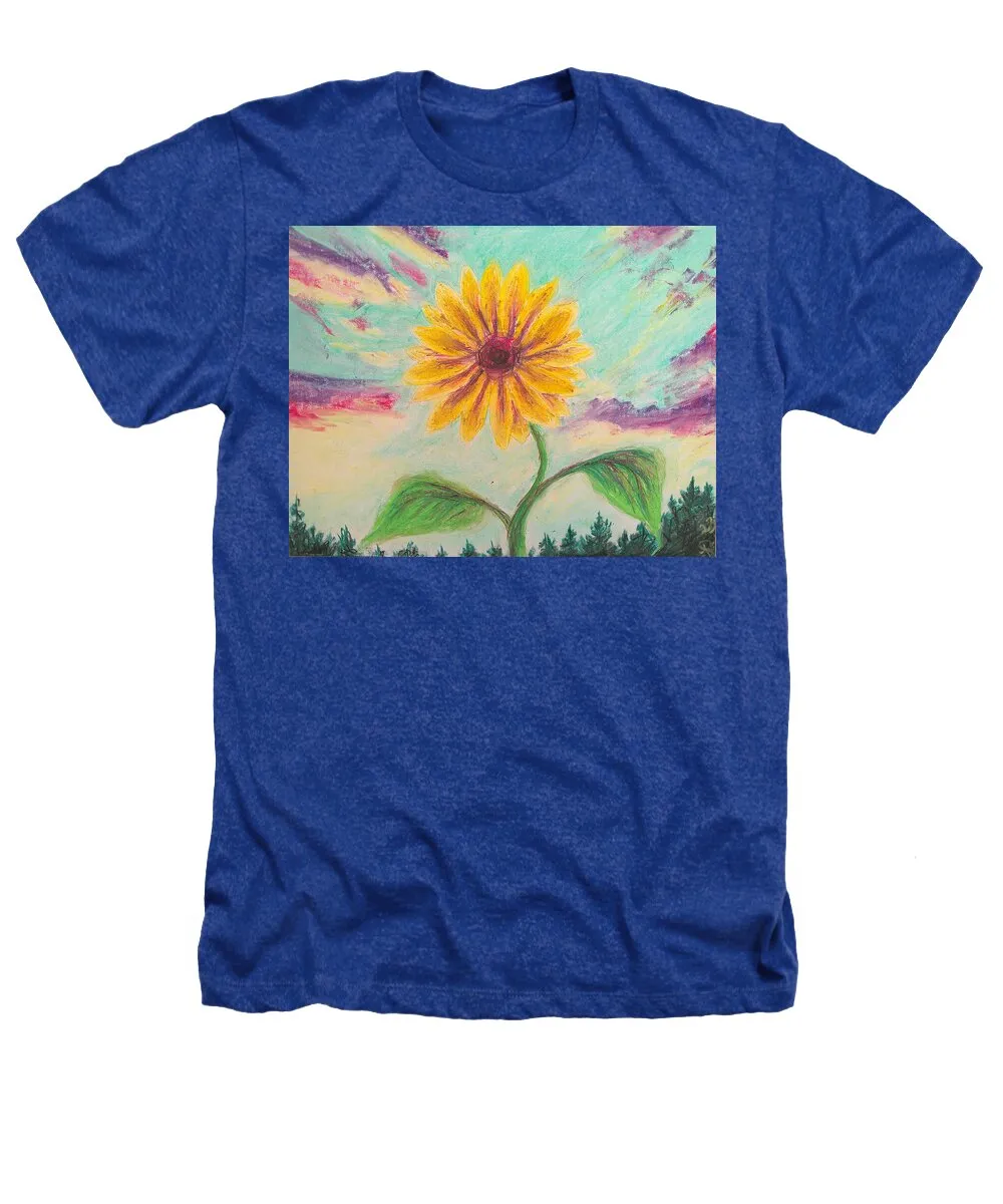 Berry Sunflower - Heathers T-Shirt