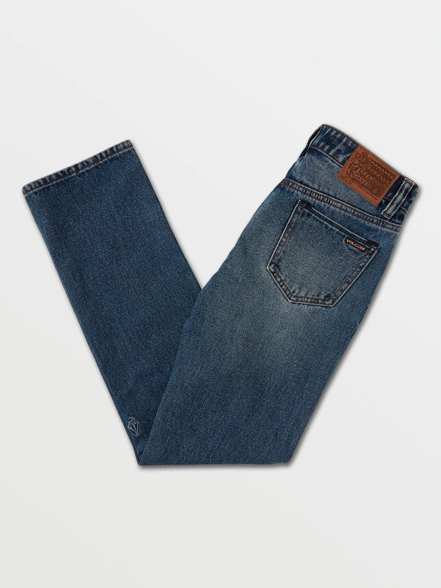 Big Boys Vorta Slim Fit Jeans - Middle Broken Blue