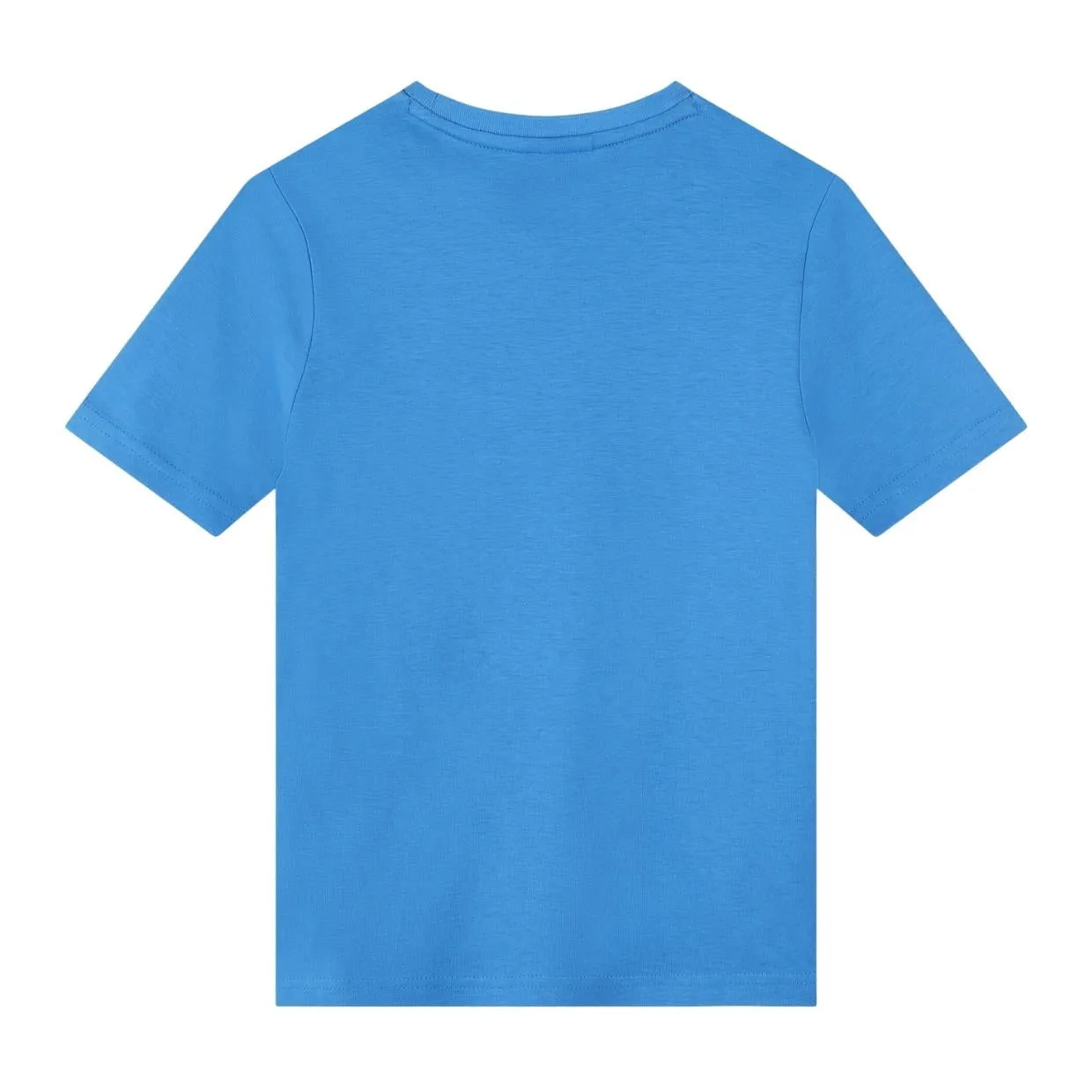 BOSS Kids Vertical Logo Blue T-Shirt