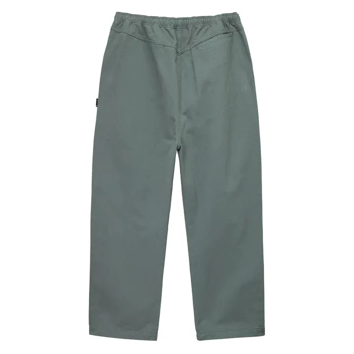 BRUSHED BEACH PANT / STUSSY / SAGE