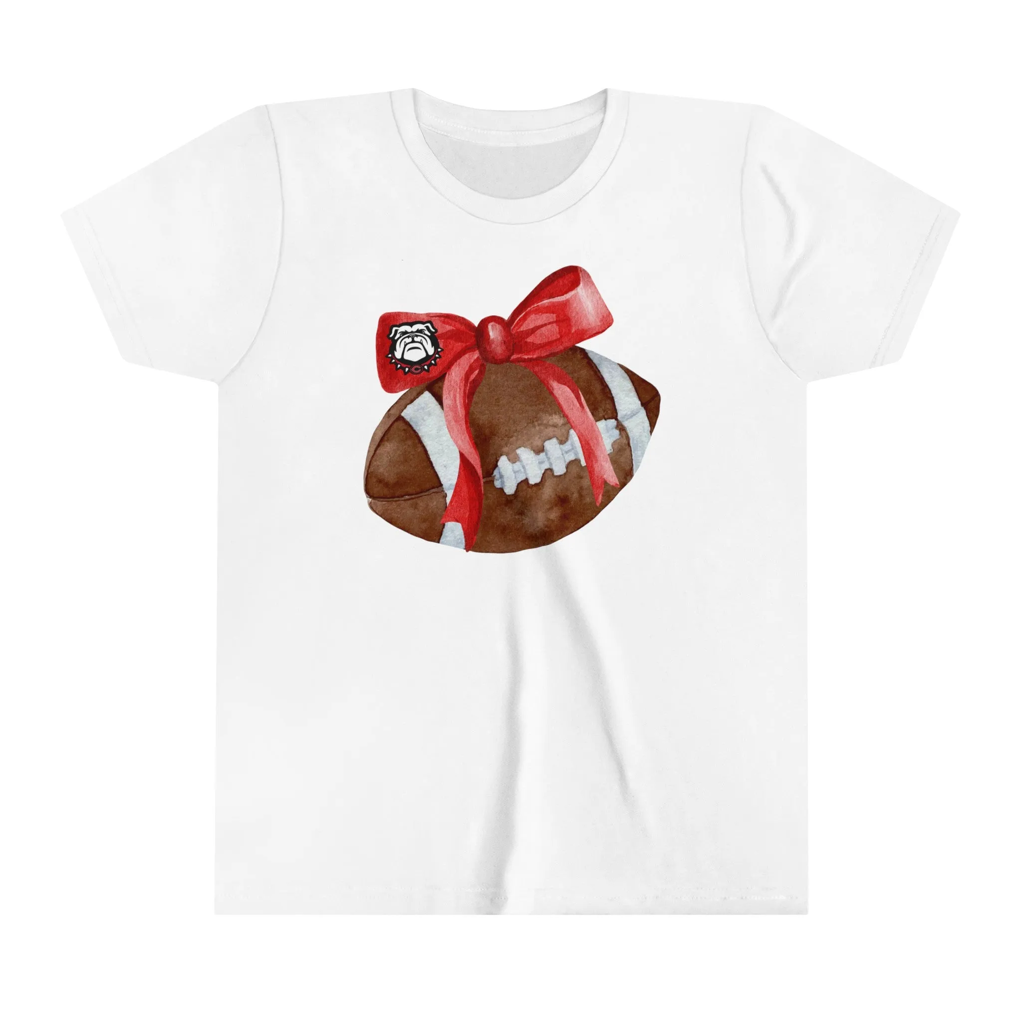 Cedartown Football and Bow KIDS Youth Short Sleeve Tee