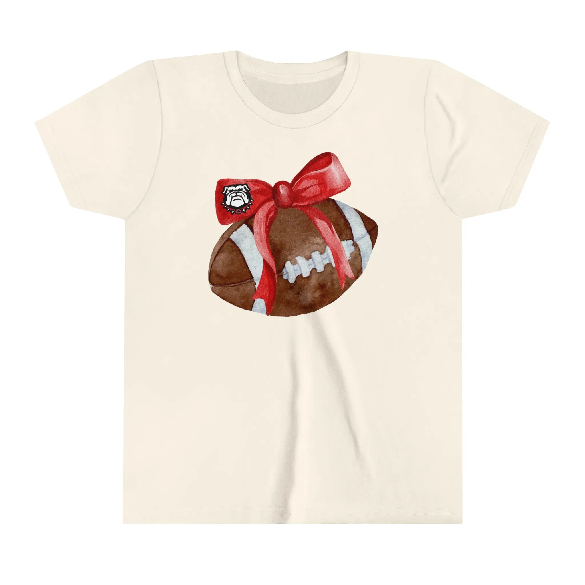 Cedartown Football and Bow KIDS Youth Short Sleeve Tee