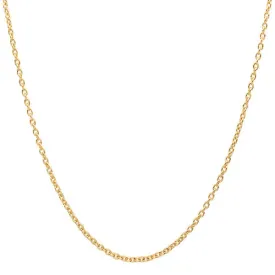 Classy Men 2.4mm Gold Rolo Chain Necklace