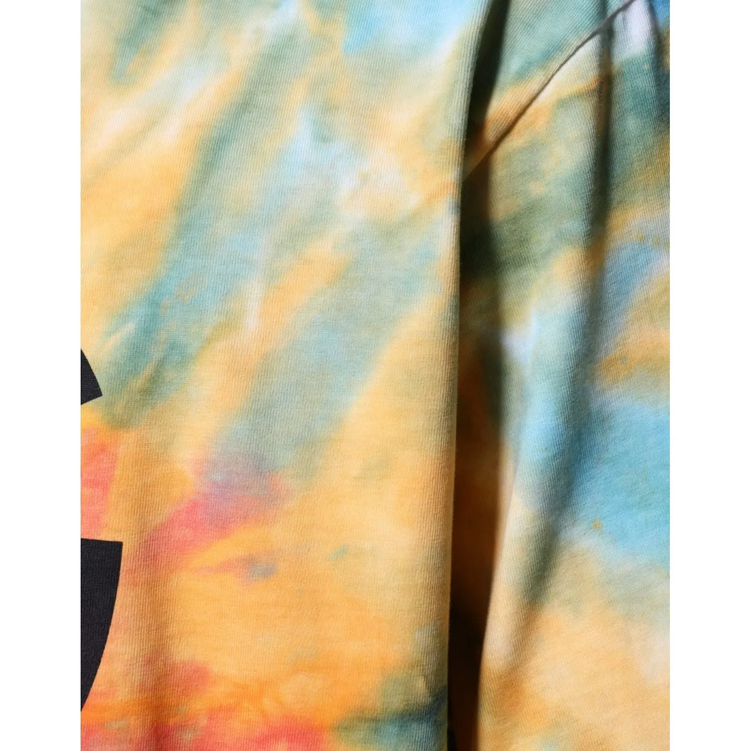 Dolce & Gabbana Multicolor Tie-Dye Logo Cotton T-shirt