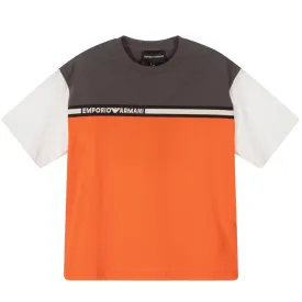 Emporio Armani Junior Logo Tape T-Shirt