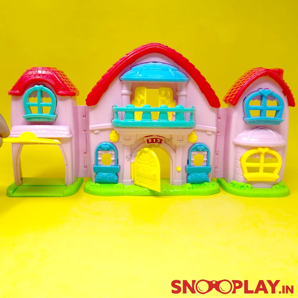 Family Welcome House Playset For Kids - Big (Doll House)