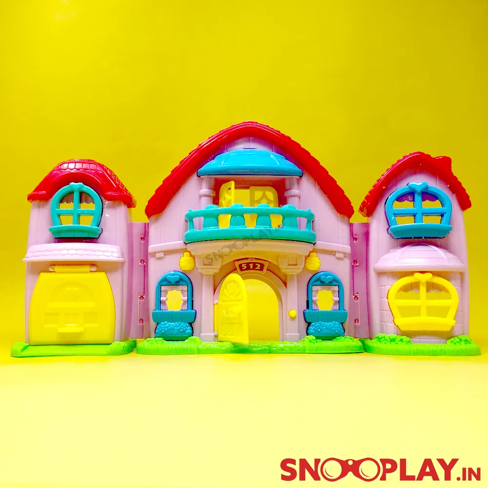 Family Welcome House Playset For Kids - Big (Doll House)