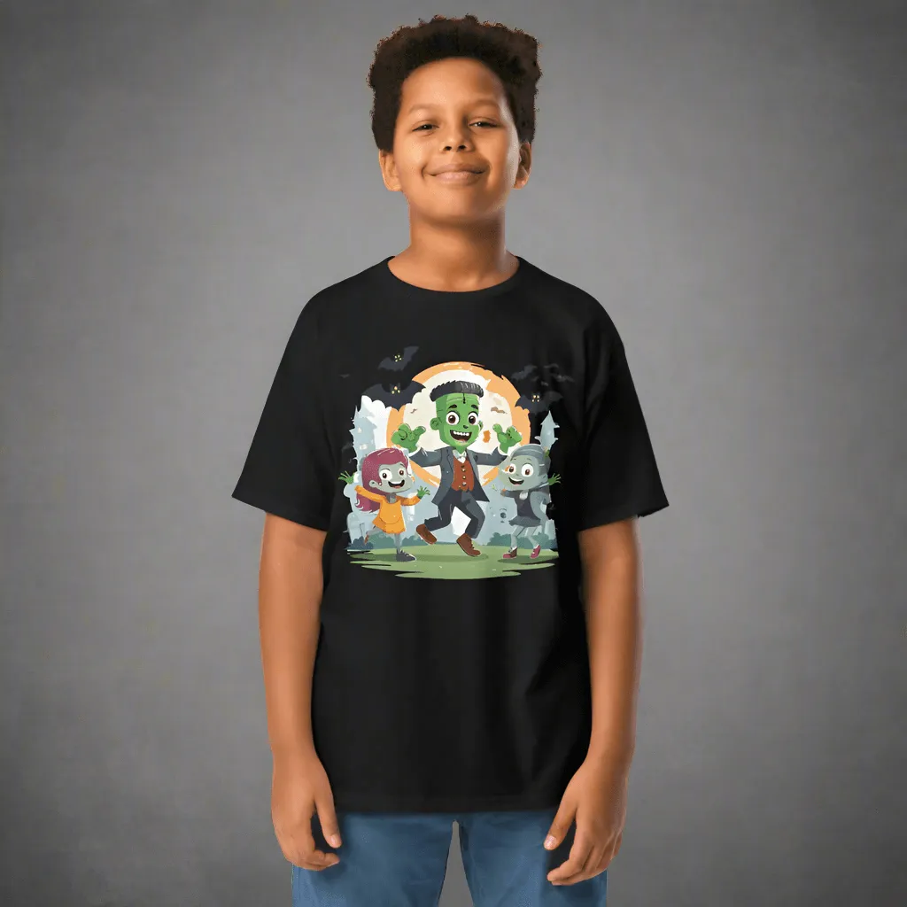 Frankenstein Party Kids' Tee | Kids T-shirt