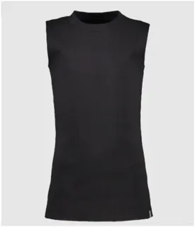 Girl's Cotton Abella Sleeveless Top - Black