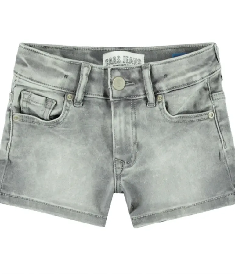 Girl's Cotton Denim Noalin Shorts - Grey Used