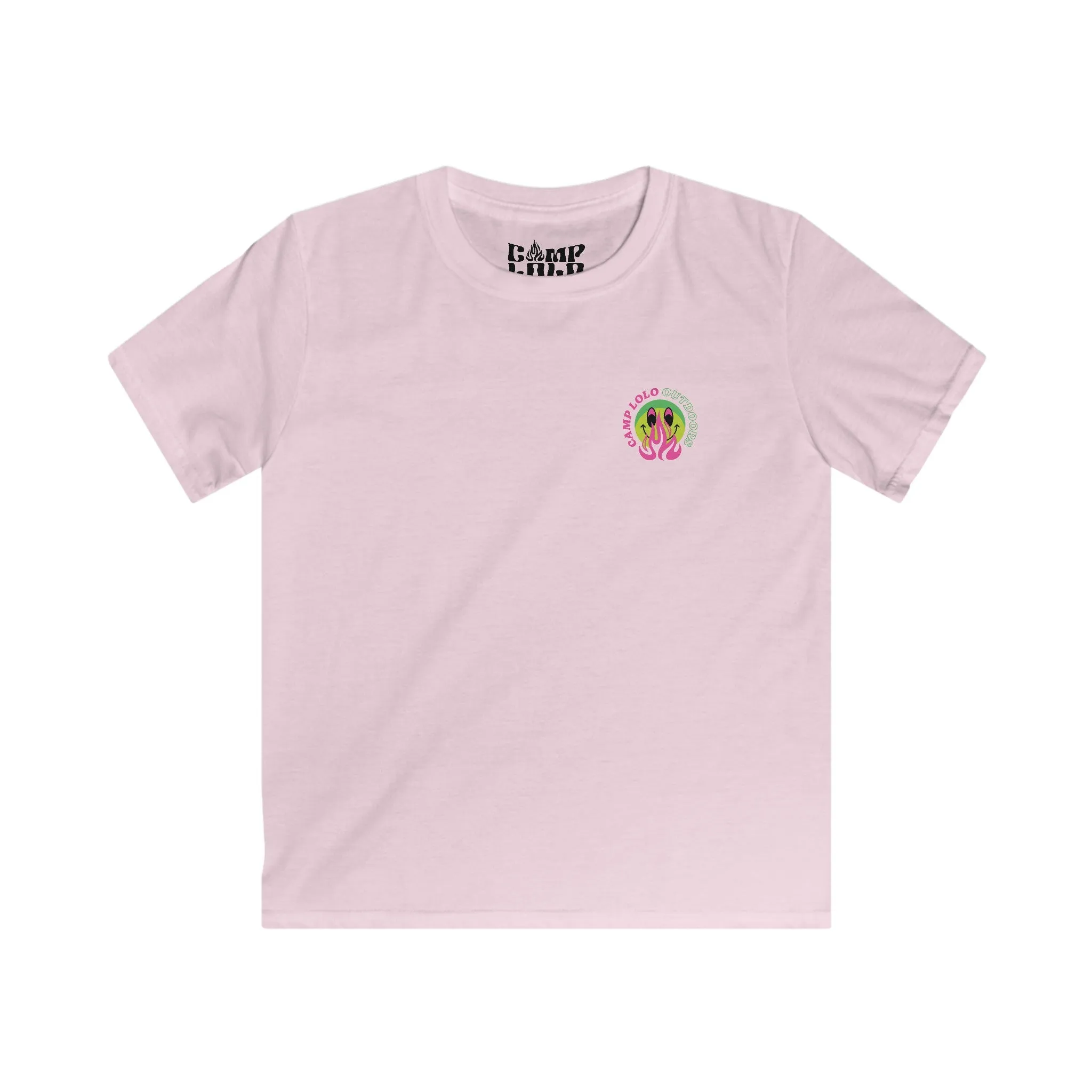 Happy Camper Kids Softstyle Tee