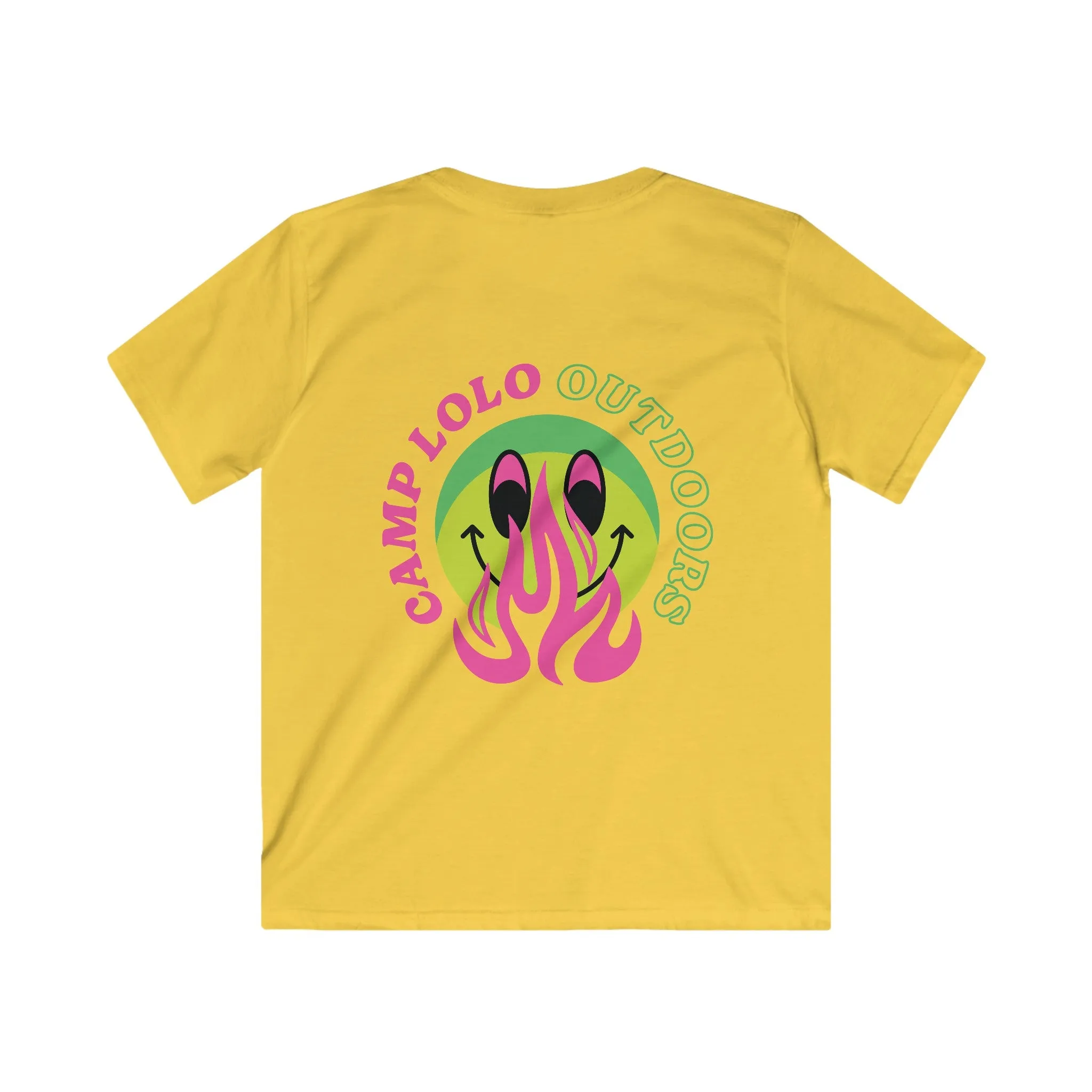 Happy Camper Kids Softstyle Tee