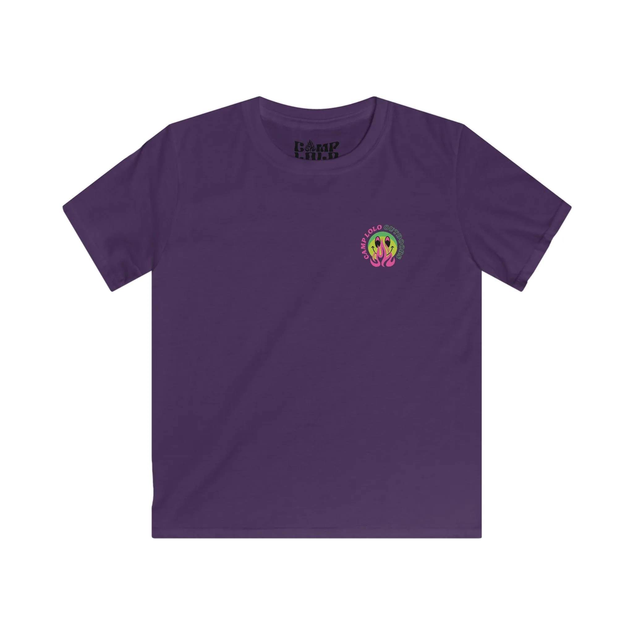 Happy Camper Kids Softstyle Tee