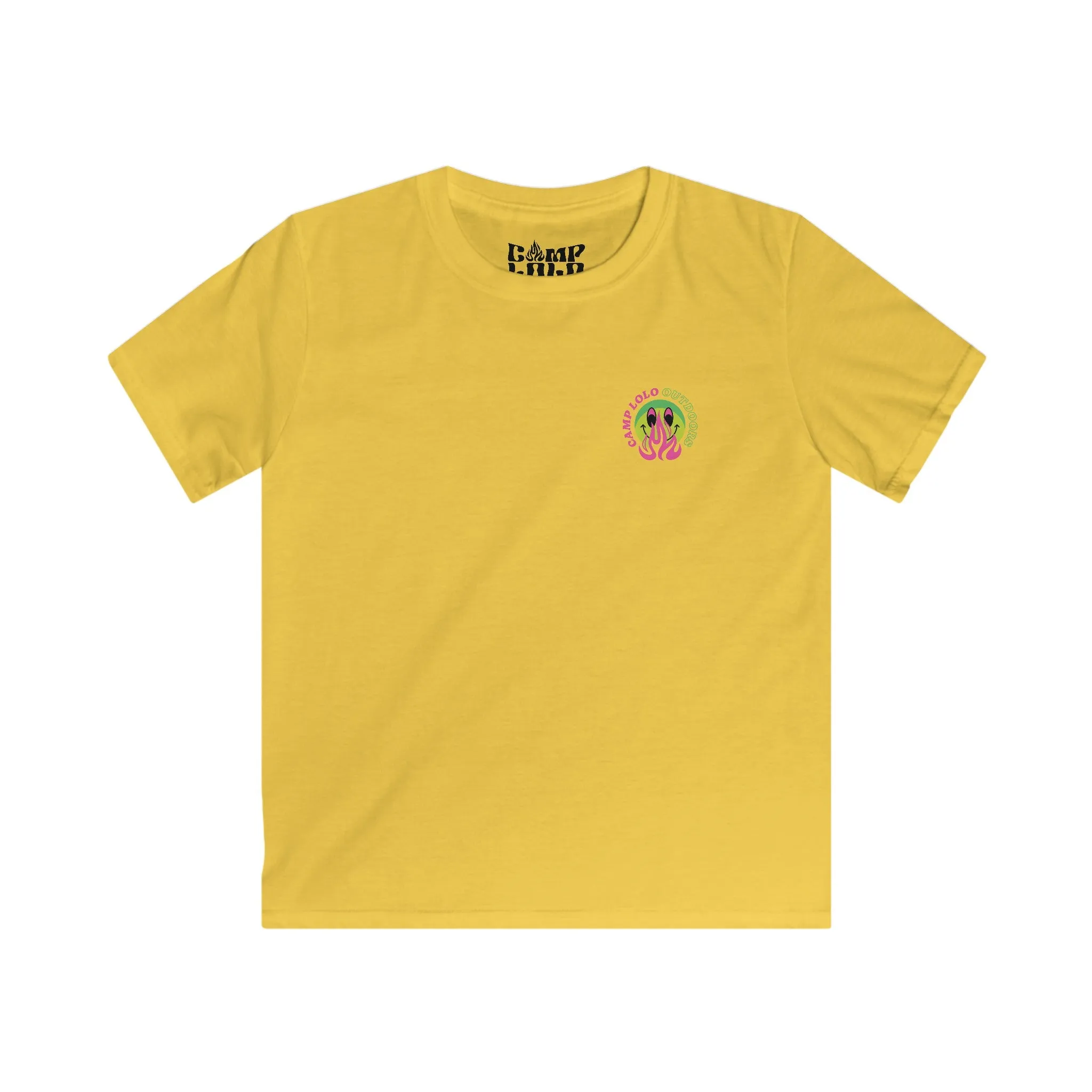 Happy Camper Kids Softstyle Tee