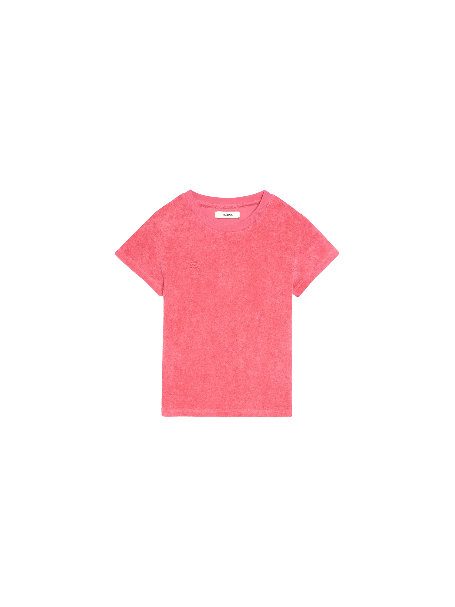 Kids Towelling T-shirt—lotus pink