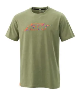 KTM Camo Tee Green Melange