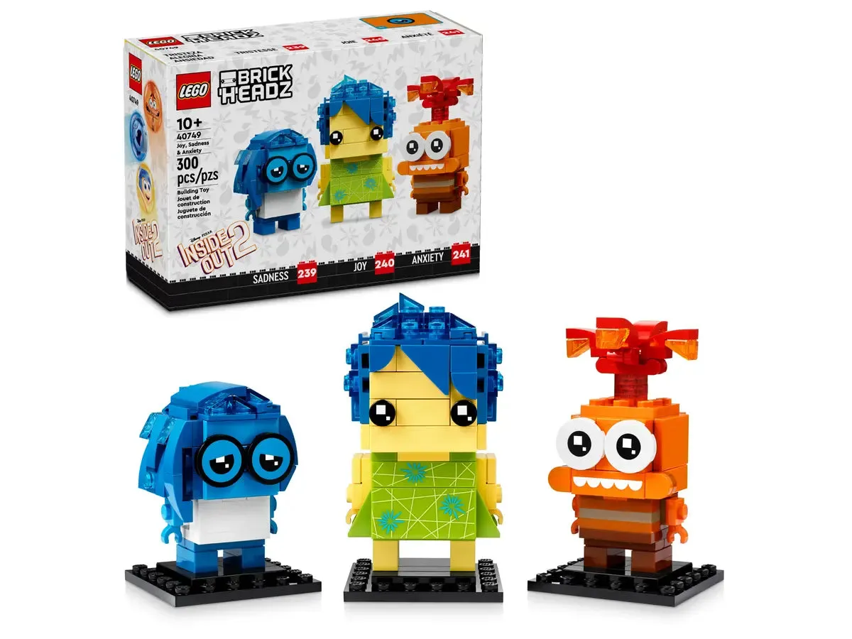 LEGO 40749: Brickheadz: Disney: Joy, Sadness & Anxiety