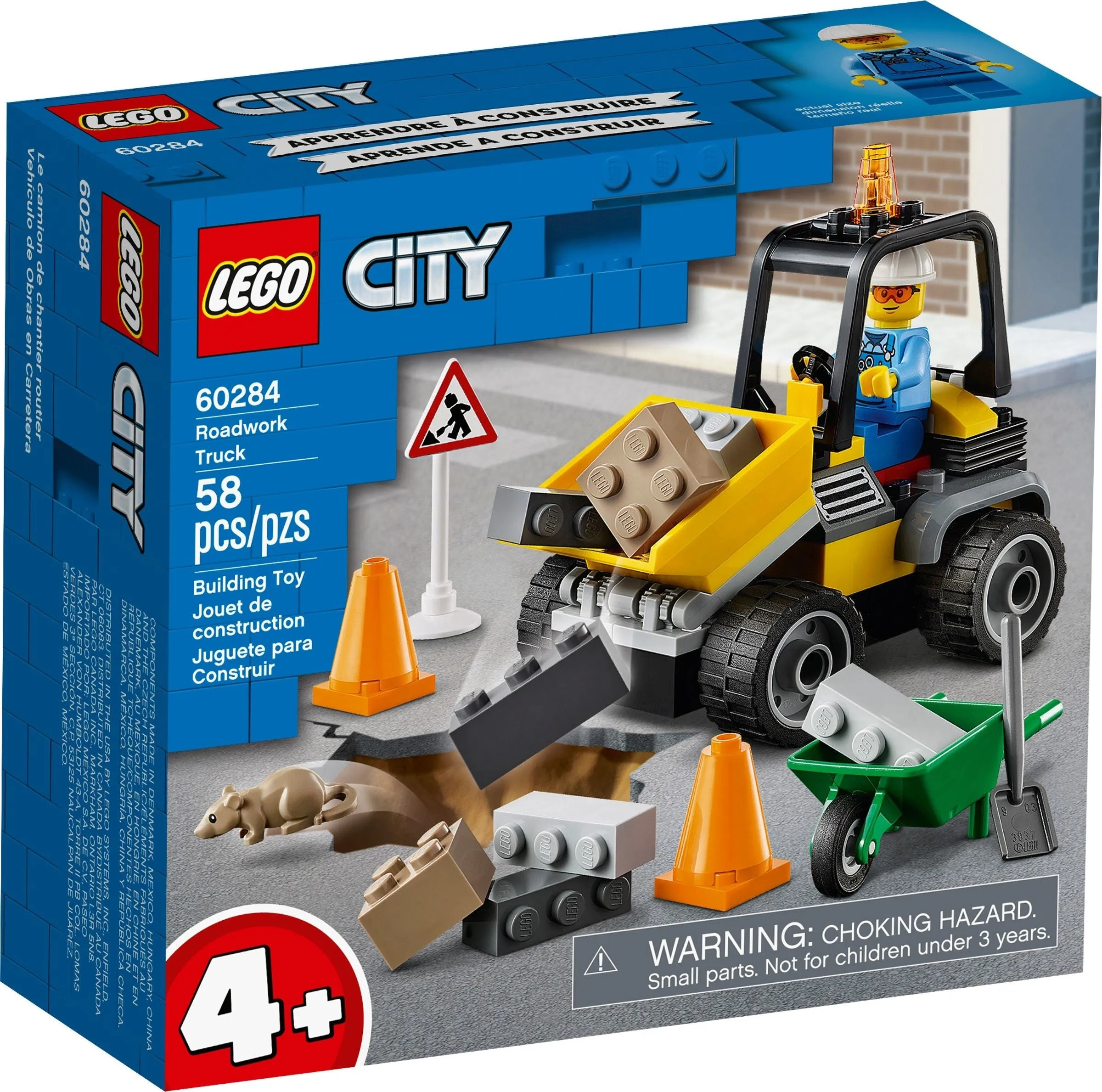 LEGO 60284: City: Roadwork Truck