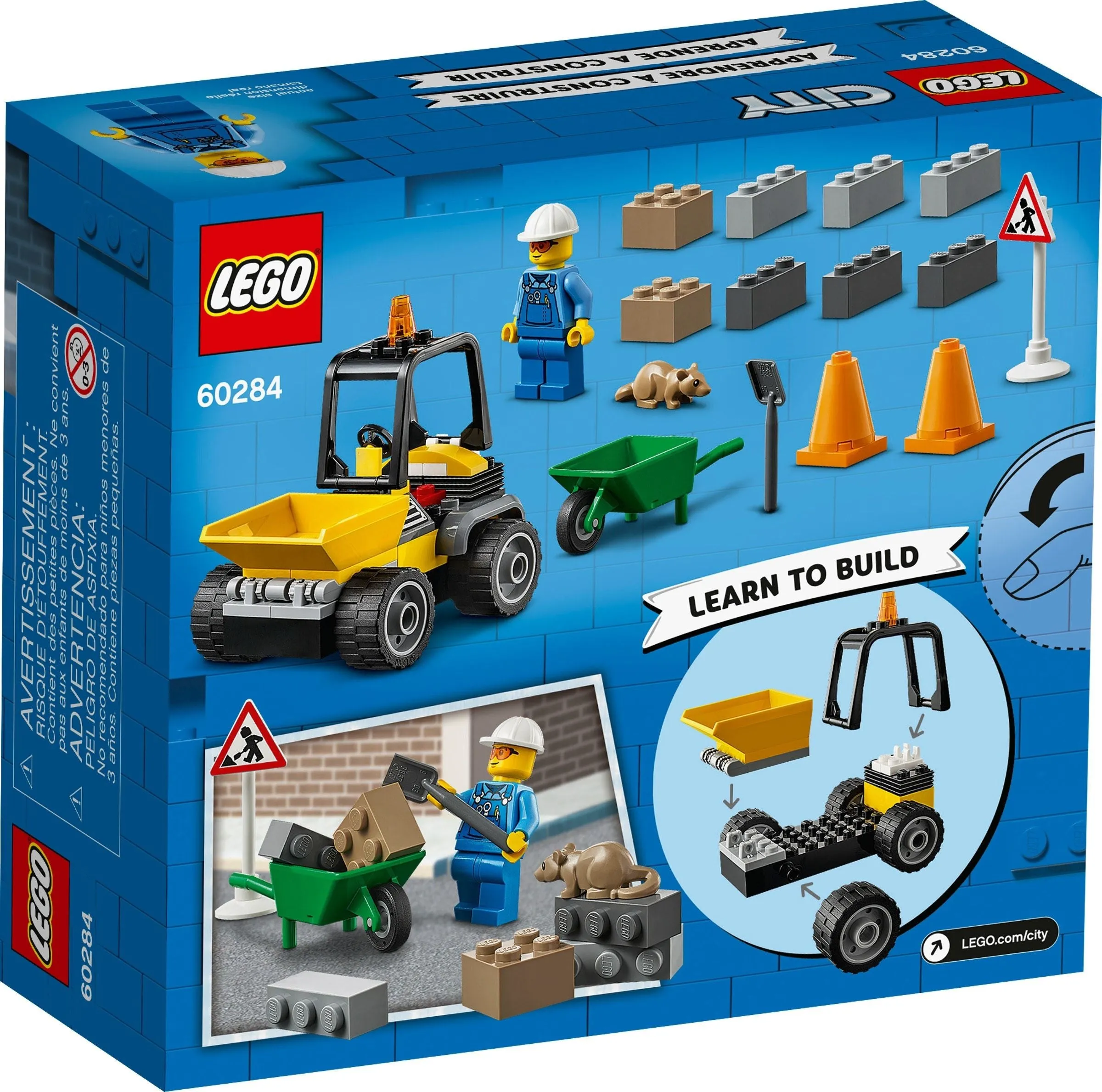 LEGO 60284: City: Roadwork Truck