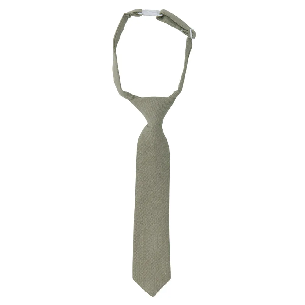 Light Sage Boys Tie