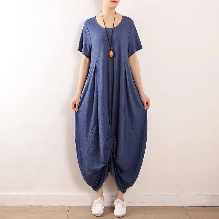 Linen Cotton casual summer Women Dresses long women dresses AMT962317