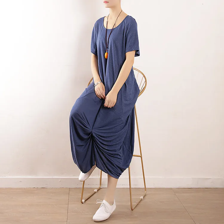 Linen Cotton casual summer Women Dresses long women dresses AMT962317