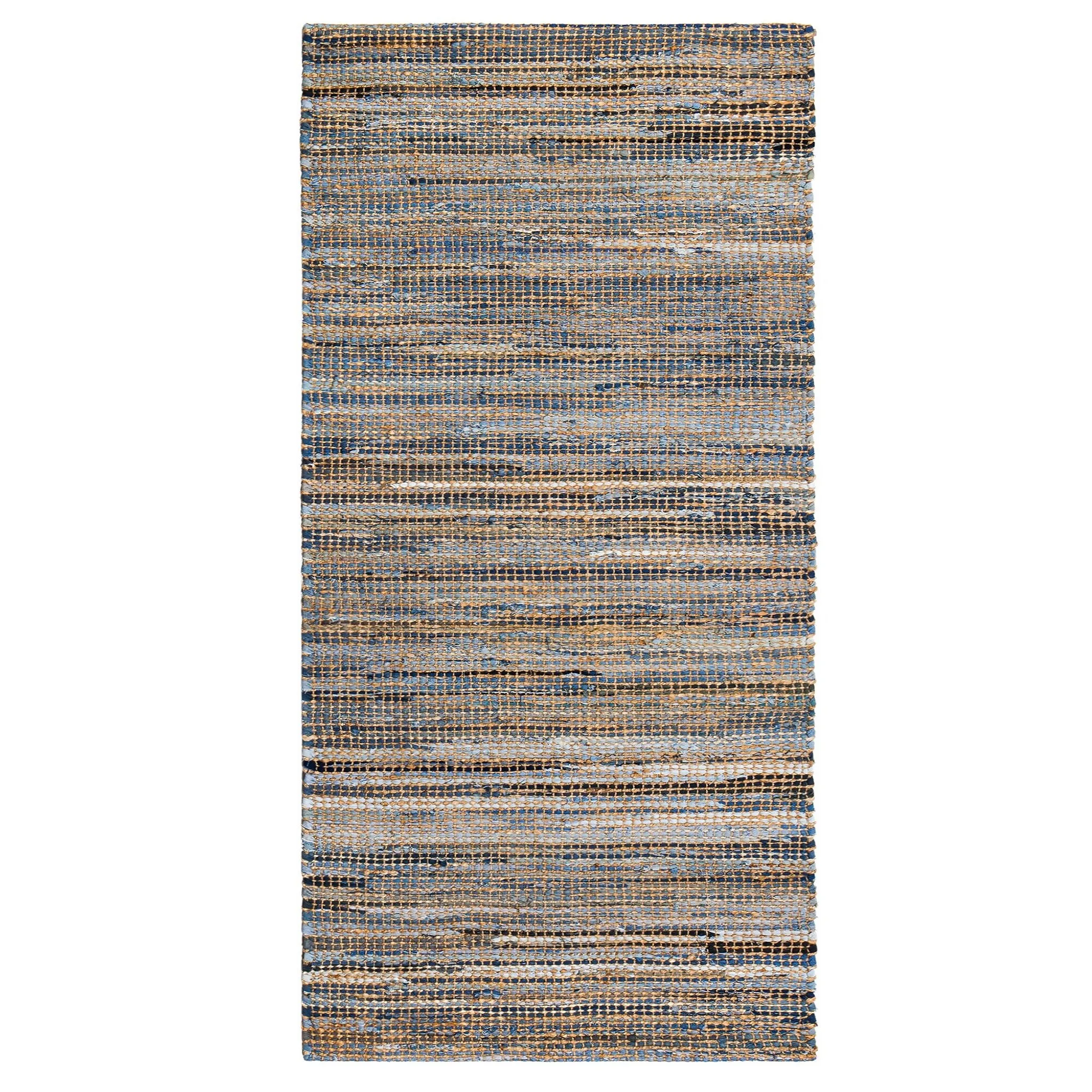 Marine Denim & Jute Rug