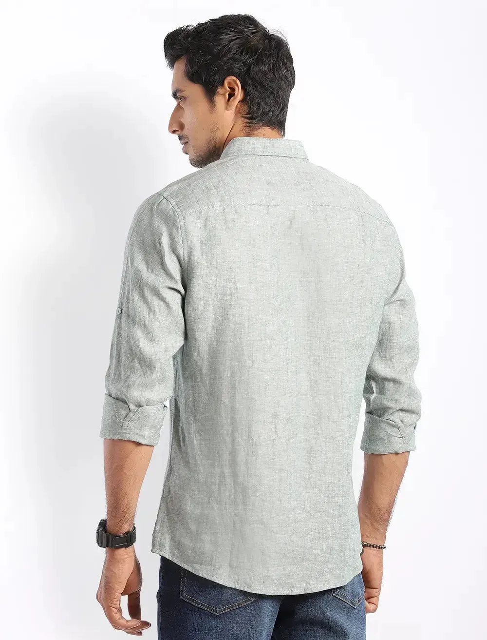 Men's Casual Linen Shirt