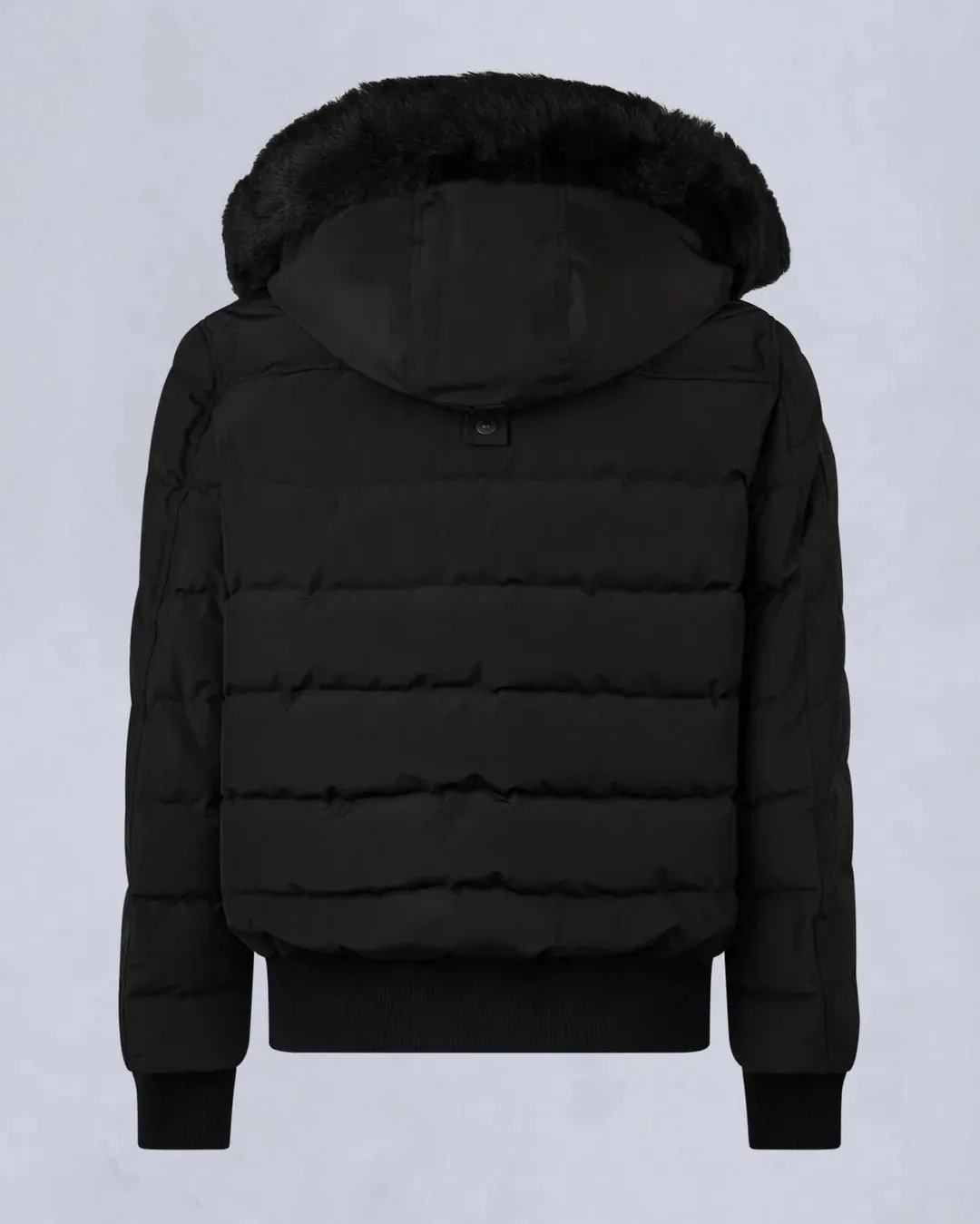 Shearling Bomber Jacket by Moose Knuckles - Onyx ScotchTown - Style M33MB014S