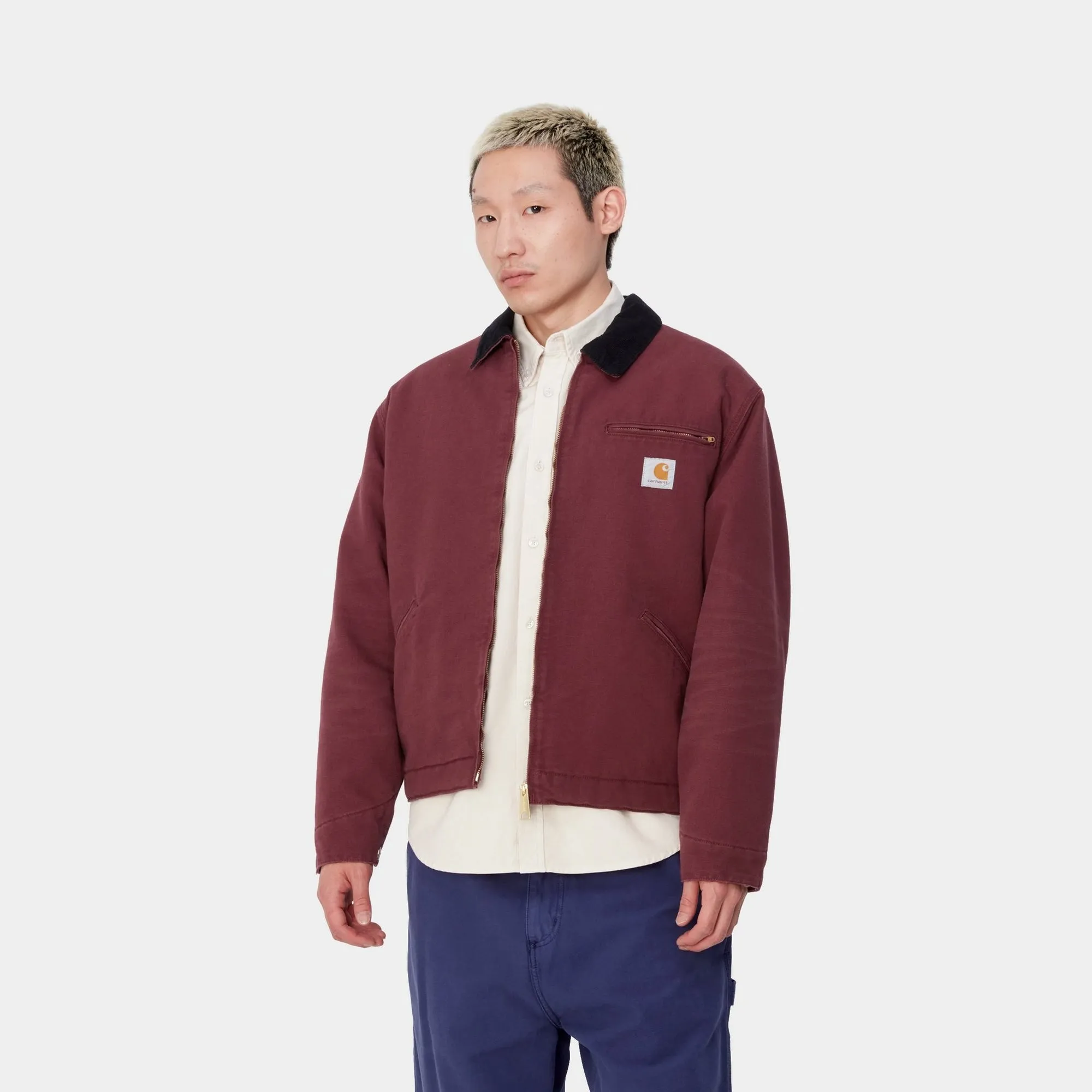 OG Detroit Jacket (Winter) | Malbec / Black (aged canvas)