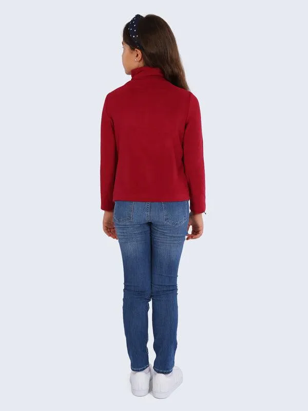 One Friday Red Top with Blue Bow