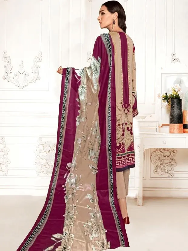 Pakistani Unstitched salwar kameez Cotton Dress Material