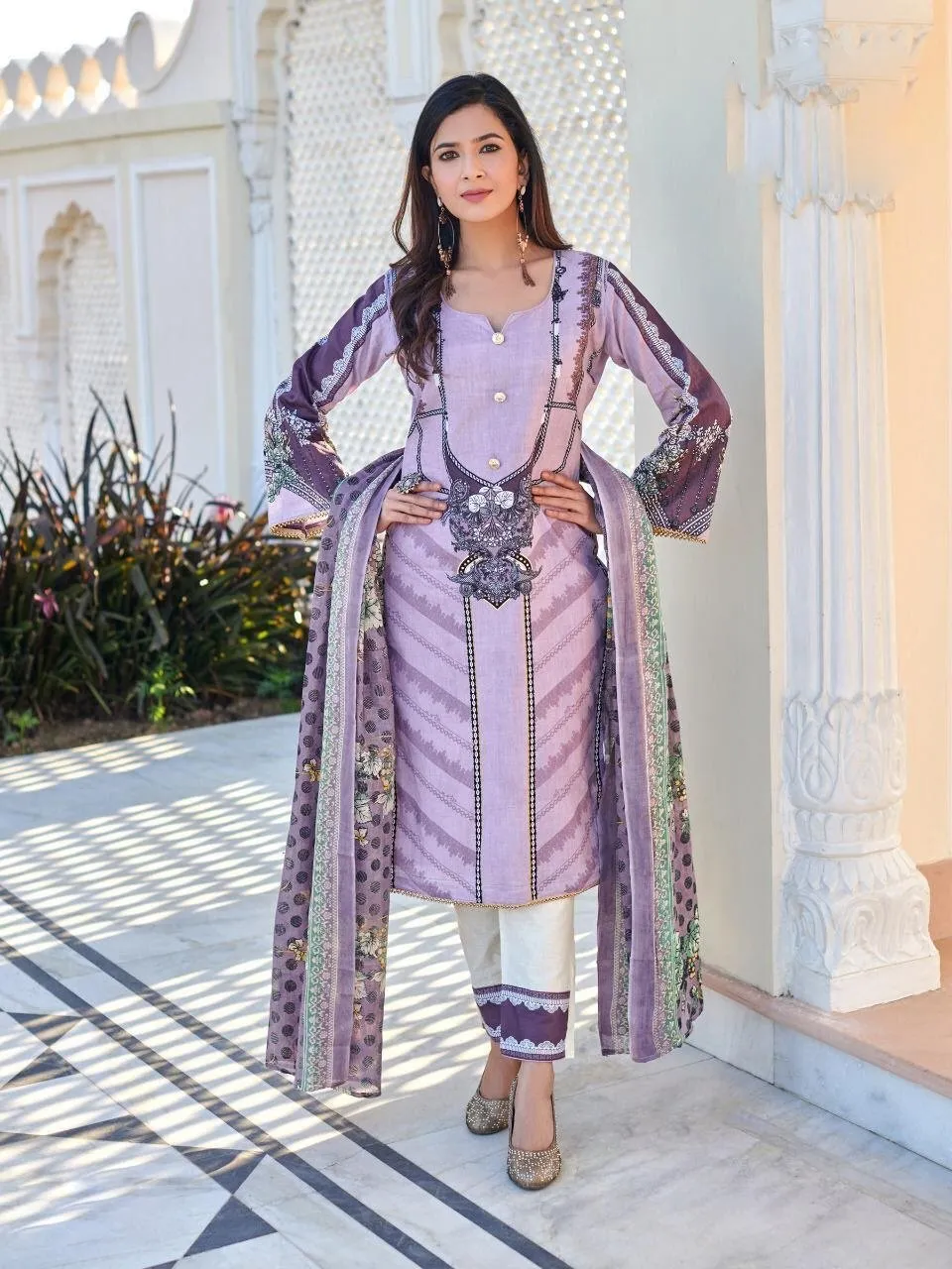 Pure Lawn Printed Women Suit Karachi Dress Material