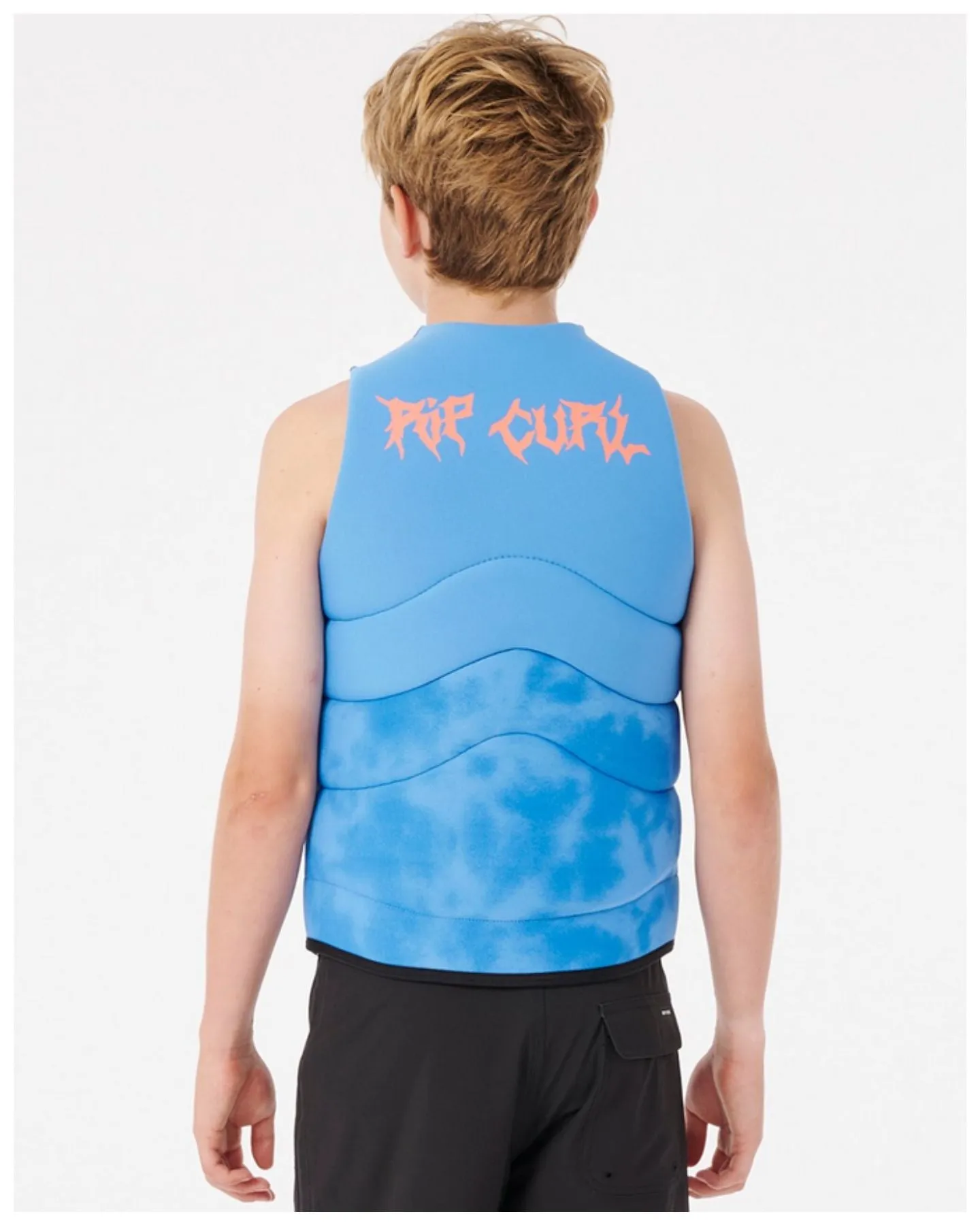 Rip Curl Boys' D Patrol Buoy Vest - Blue - 2024