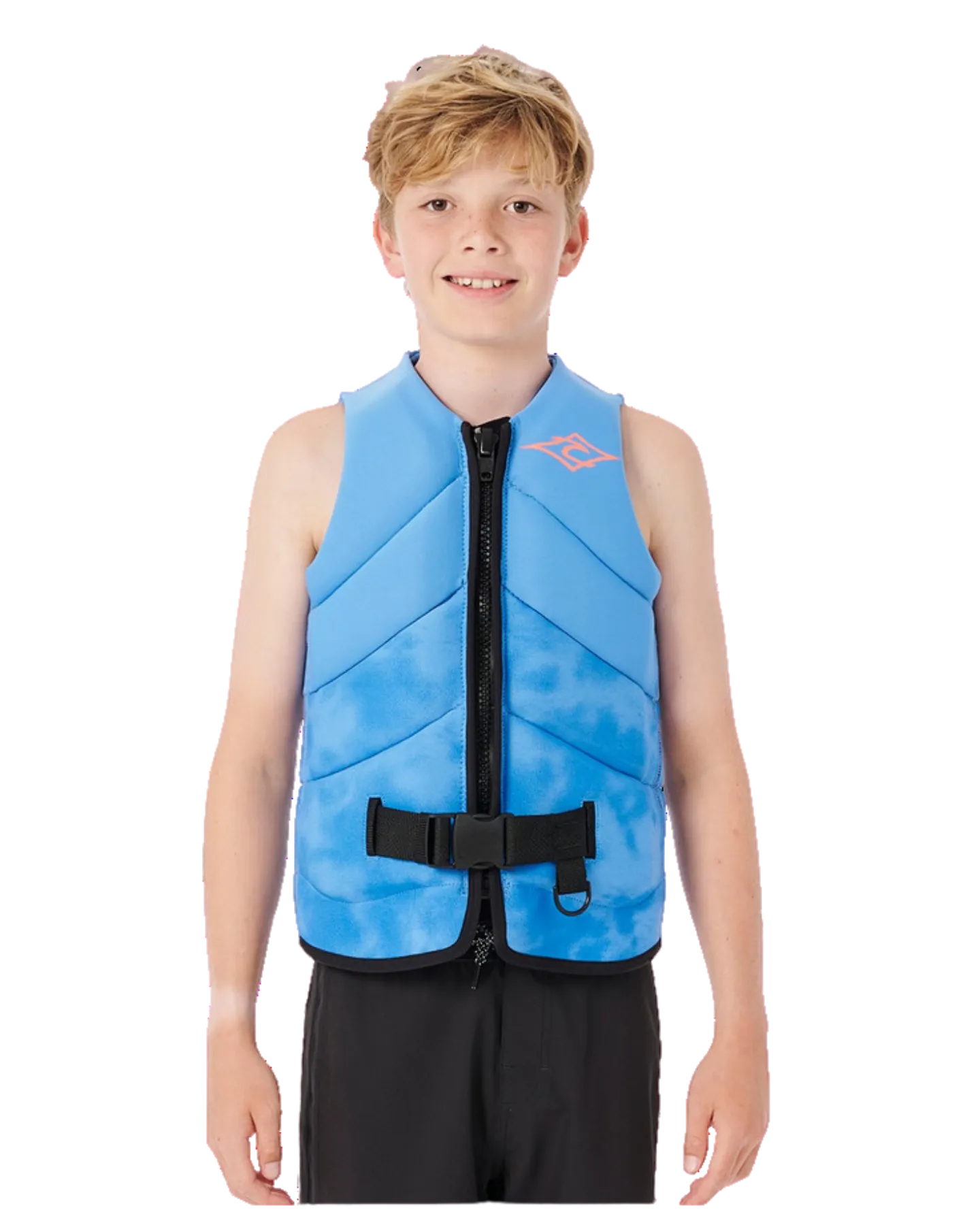 Rip Curl Boys' D Patrol Buoy Vest - Blue - 2024