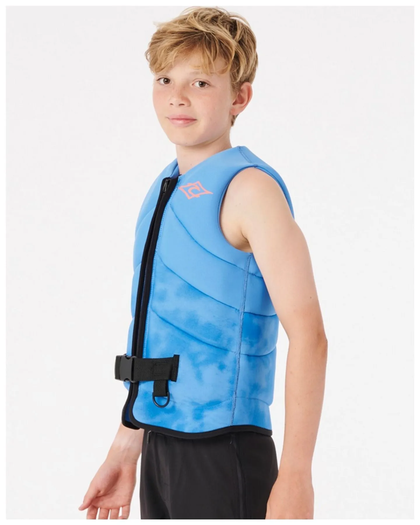 Rip Curl Boys' D Patrol Buoy Vest - Blue - 2024