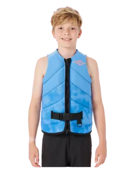 Rip Curl Boys' D Patrol Buoy Vest - Blue - 2024