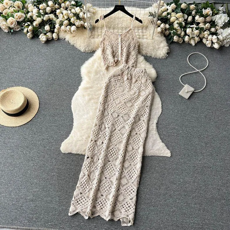 Salma Crochet Coord Set