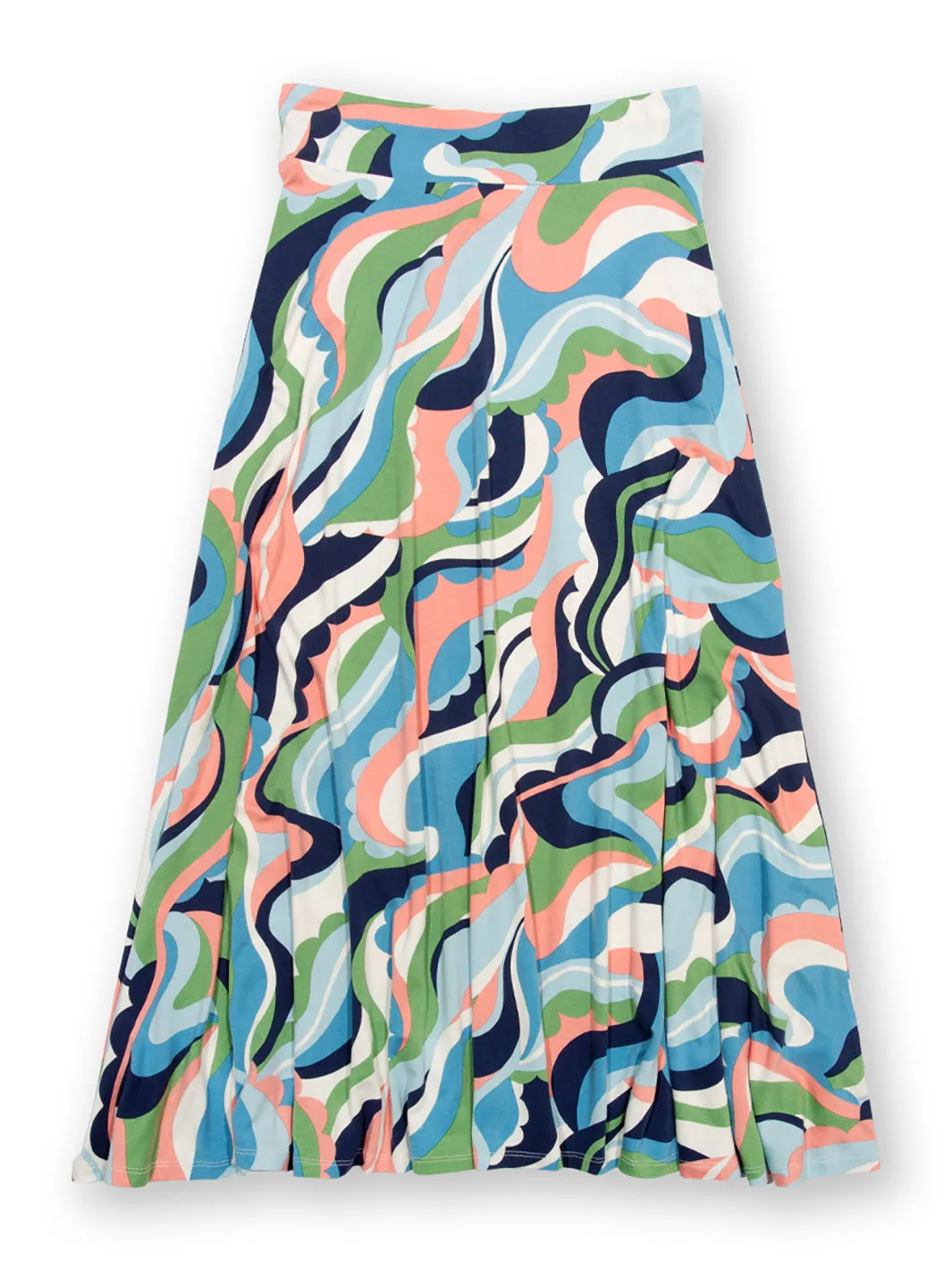 Shaftesbury jersey skirt ripple