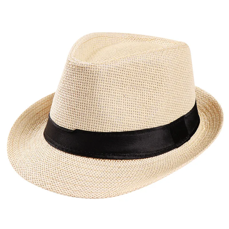 Straw Fedora Hats  Sun Hat for Men