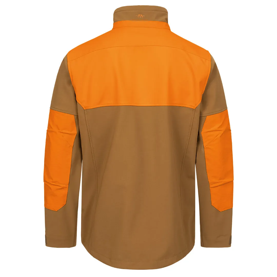 Tackle Softshell Jacket - Rubber Brown/Blaze Orange by Blaser