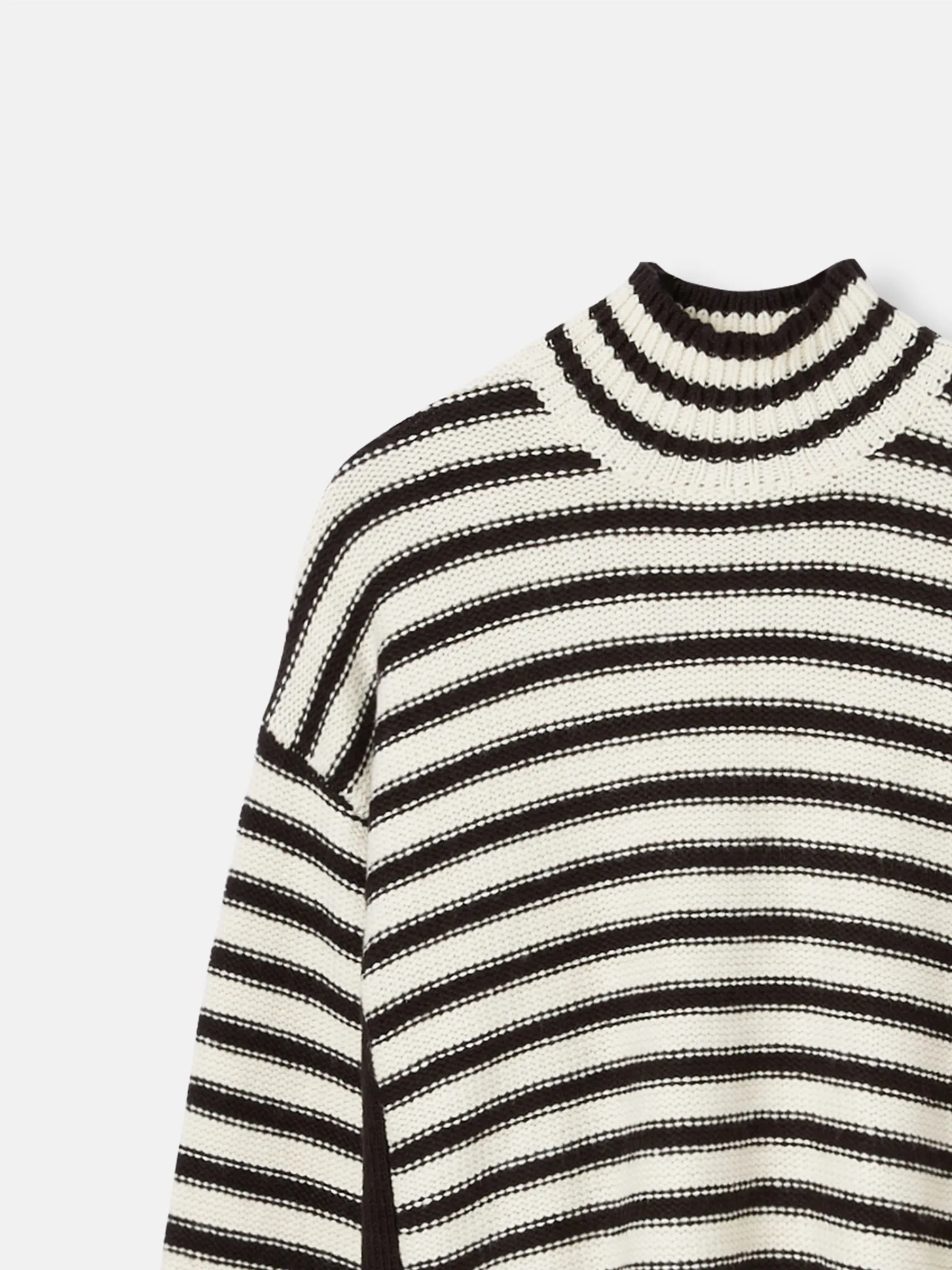 Tandie Stripe Jumper - Black/Cream