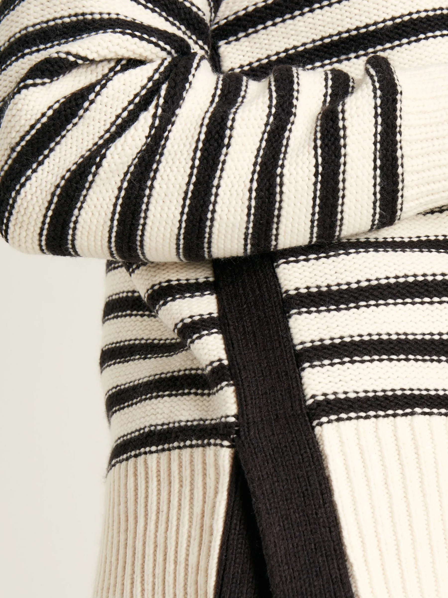 Tandie Stripe Jumper - Black/Cream