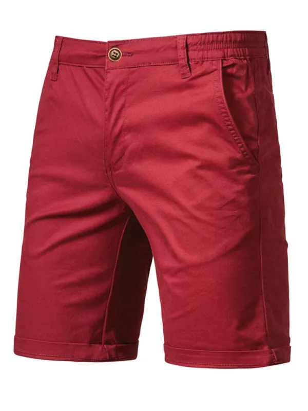 TEEK - Cotton Straight Slim Fit Shorts